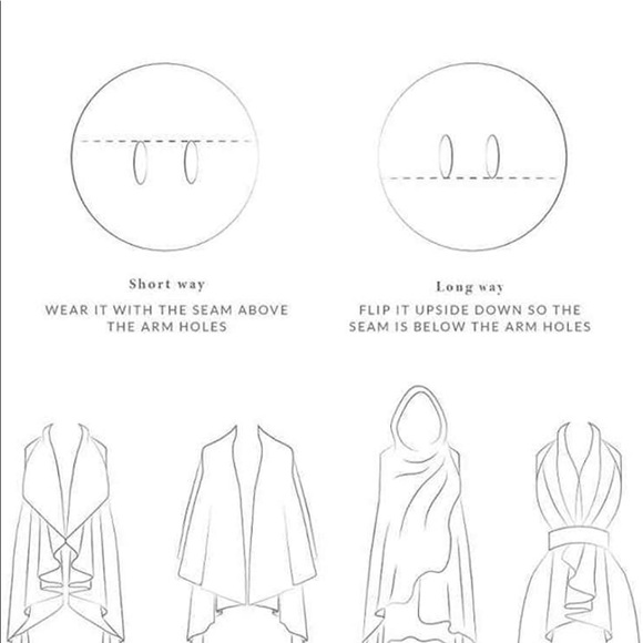 Women’s Shawl Vest - One Size Fit All - Picture 3 of 3